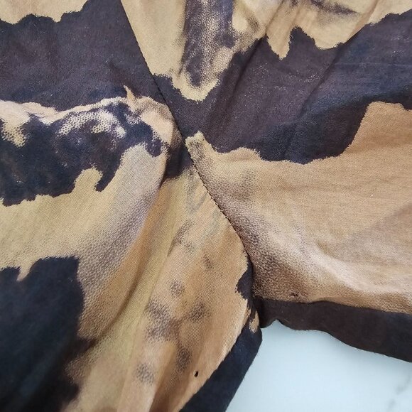 Rails Amabella‎ Puff Sleeve Mini Dress In Tigers Eye NWOT Brown Women's Small - Picture 9 of 15